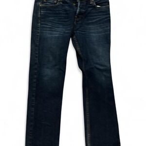 Vintage hollister Dark wash straight leg jeans with a relaxed fit